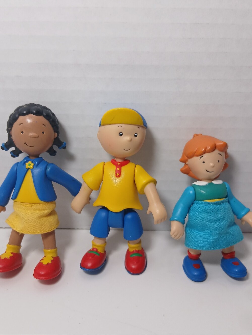 Caillou & Friends Figures 2002 PBS Cinar Irwin Poseable Toys 3.25in